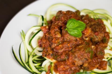 Low Carb Spaghetti Bolognese 